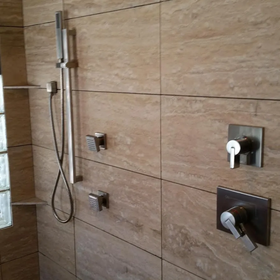 Shower fixture installation for Gas Line Repair in Middlebury